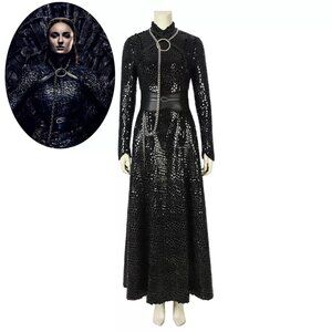 Sansa Stark Game of Thrones Season 8/9 Cosplay Halloween Costume Suit